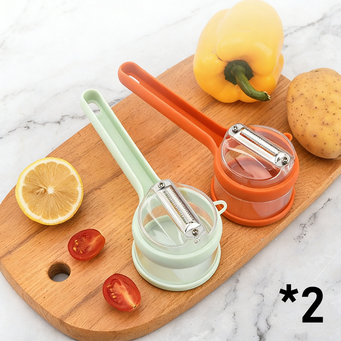 ROLOOF Retractable Splash-Proof Peeler