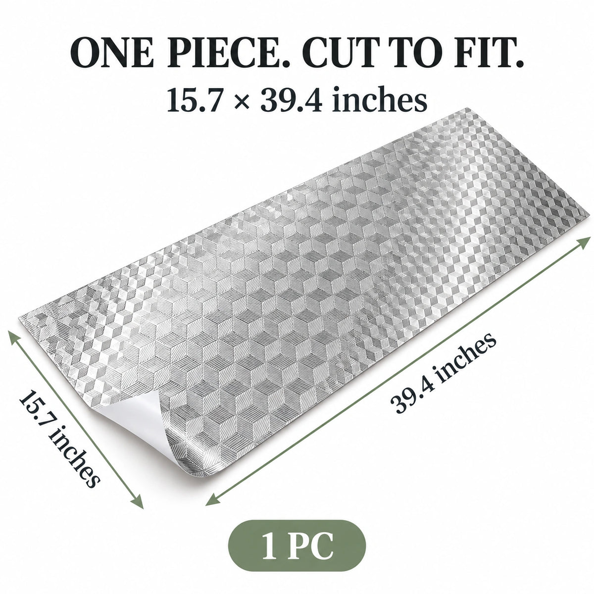 Peel & Stick Kitchen Foil Liner