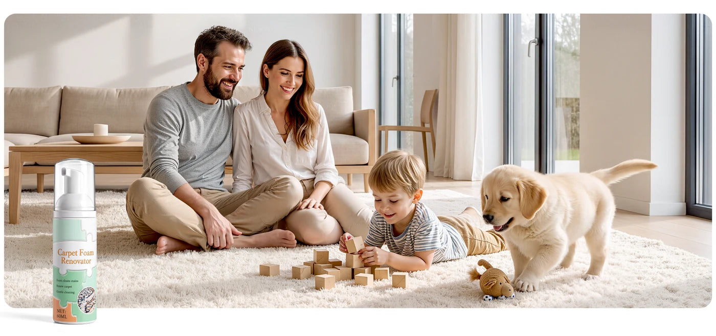 Everyday fabric care in family living spaces