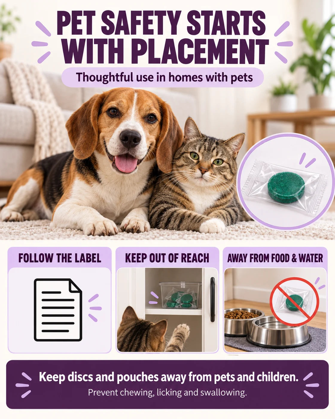 Pet safety starts with placement