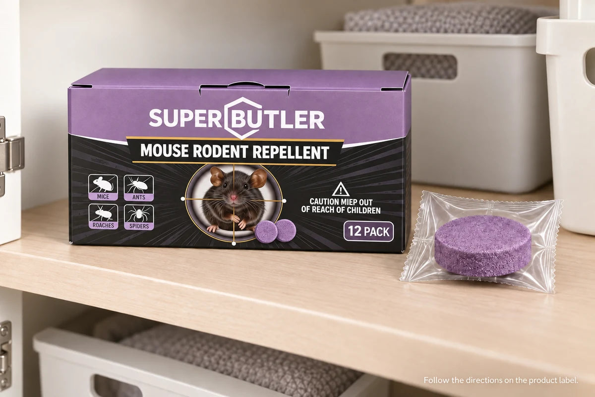 Purple Rodent Repellent Discs — 2 Boxes, 24 Discs