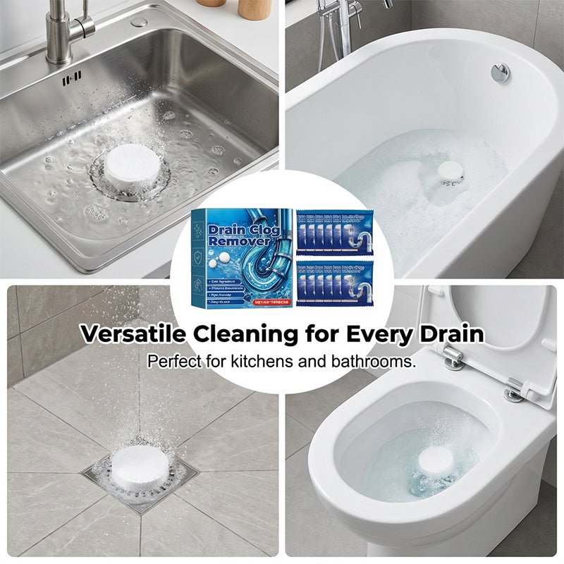 High-Strength Effervescent Drain Treatment Tablets