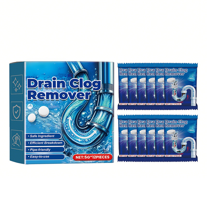 High-Strength Effervescent Drain Treatment Tablets
