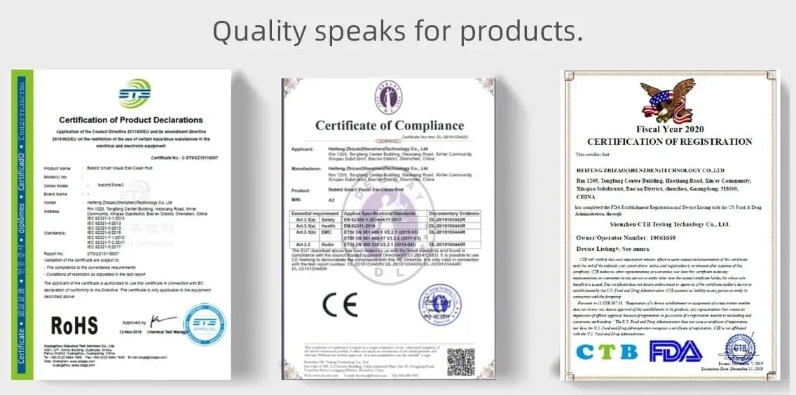 Product declaration and compliance certificates