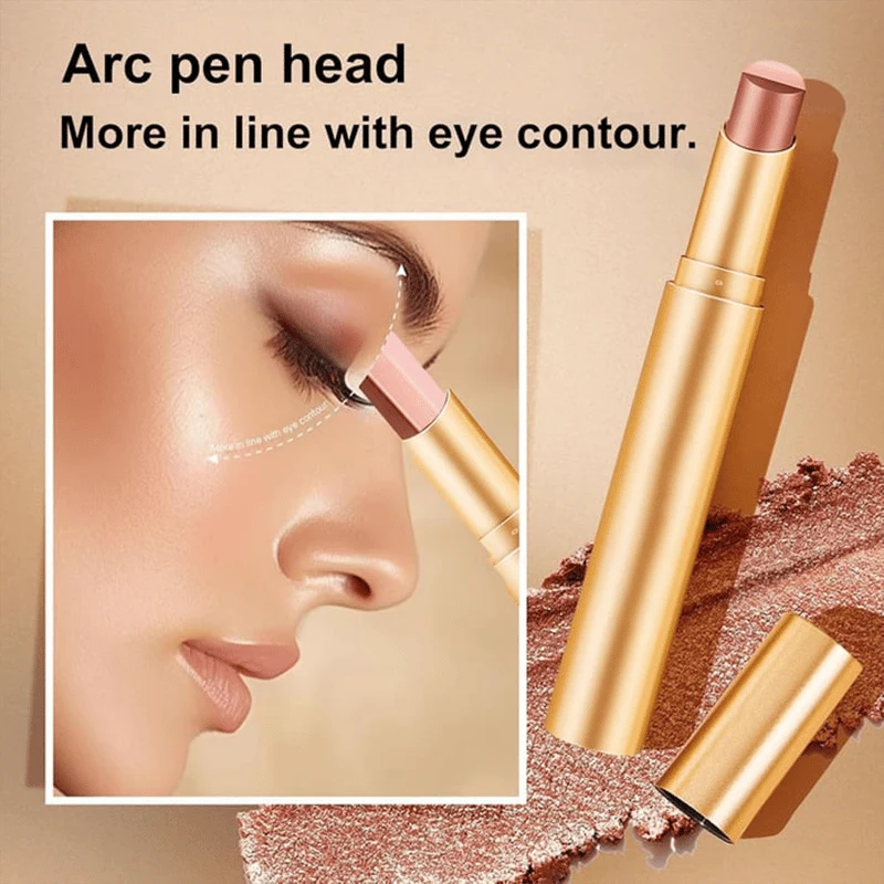 Eyeshadow stick shaped for the eye contour